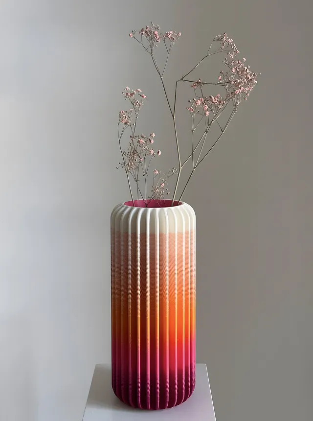 渐变花瓶